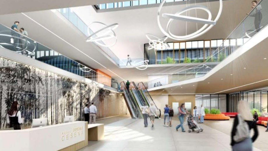 nuovo ospedale cesena rendering 1-2 sanità digitale romagna