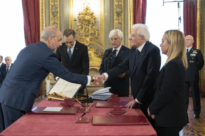 Orazio Schillaci giuramento