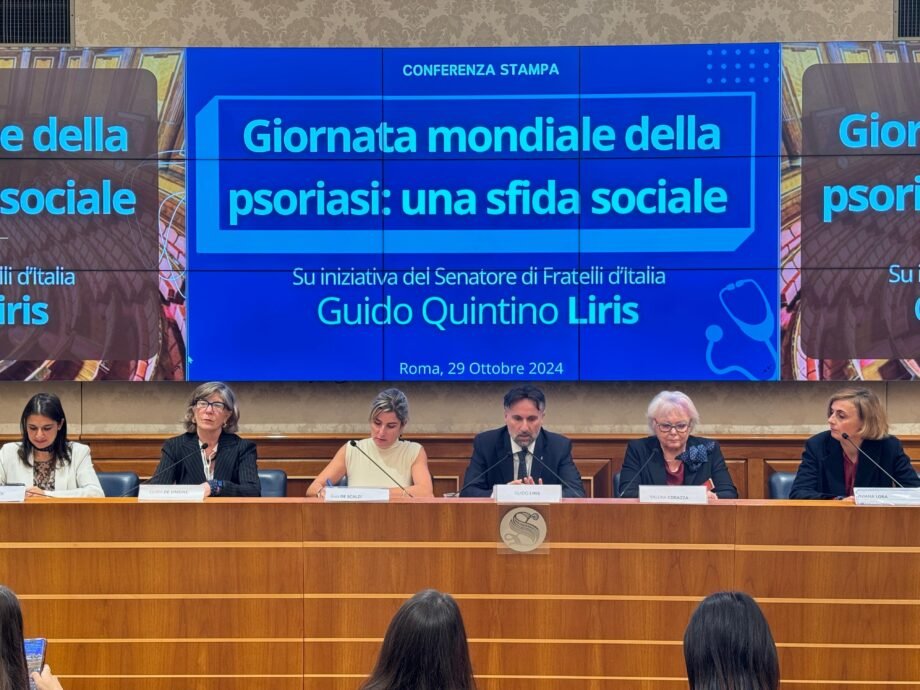 Giornata Mondiale Psoriasi_ Conf. Senatore Liris