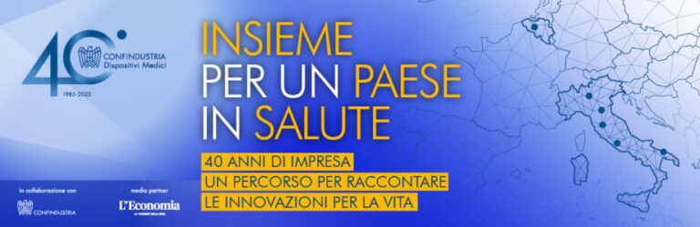 Per i suoi 40 anni Confindustria DM lancia “Insieme per un Paese in salute”