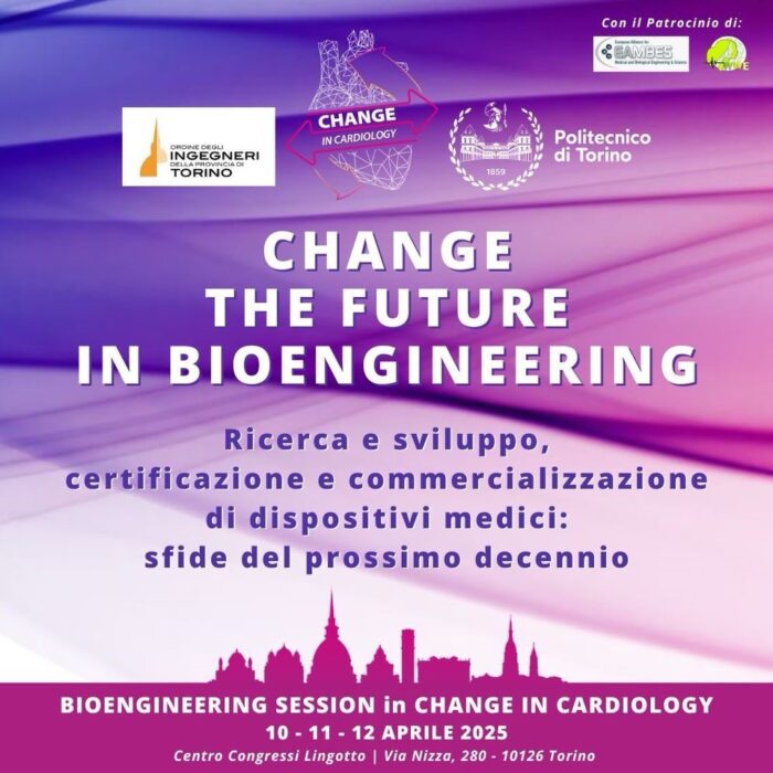 L’ordine degli ingegneri della Provincia di Torino per “Change in Cardiology” 2025